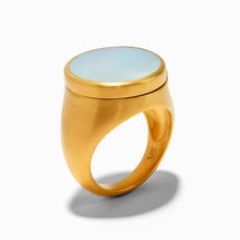 Capsule Ring | 18K Gold Plated | Mother of Pearl