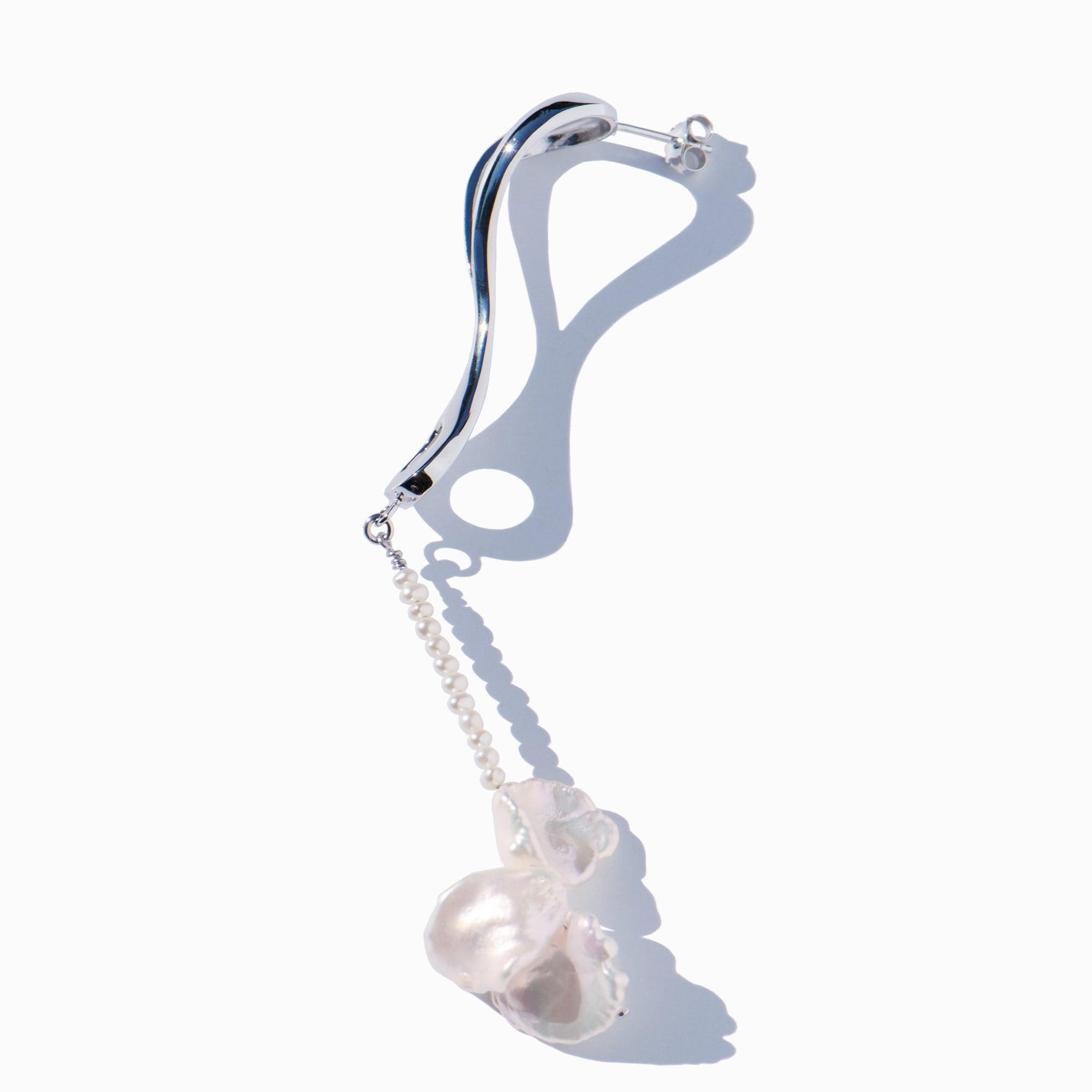 Celeste Earring | Silver | Freshwater Pearls