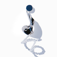 Cochlia Mini Earring | Silver | Topaz