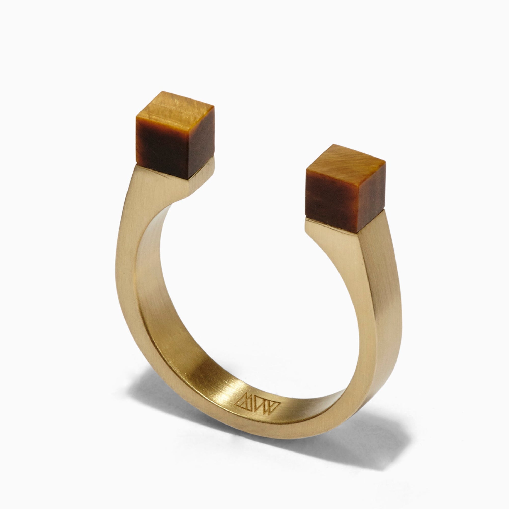 Mag Ring | Brass | Tiger's Eye