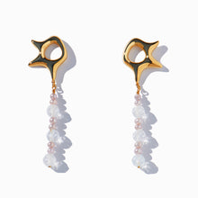 Ziggy Mini Earrings | 18K Gold Plated | Freshwater Pearls/Topaz