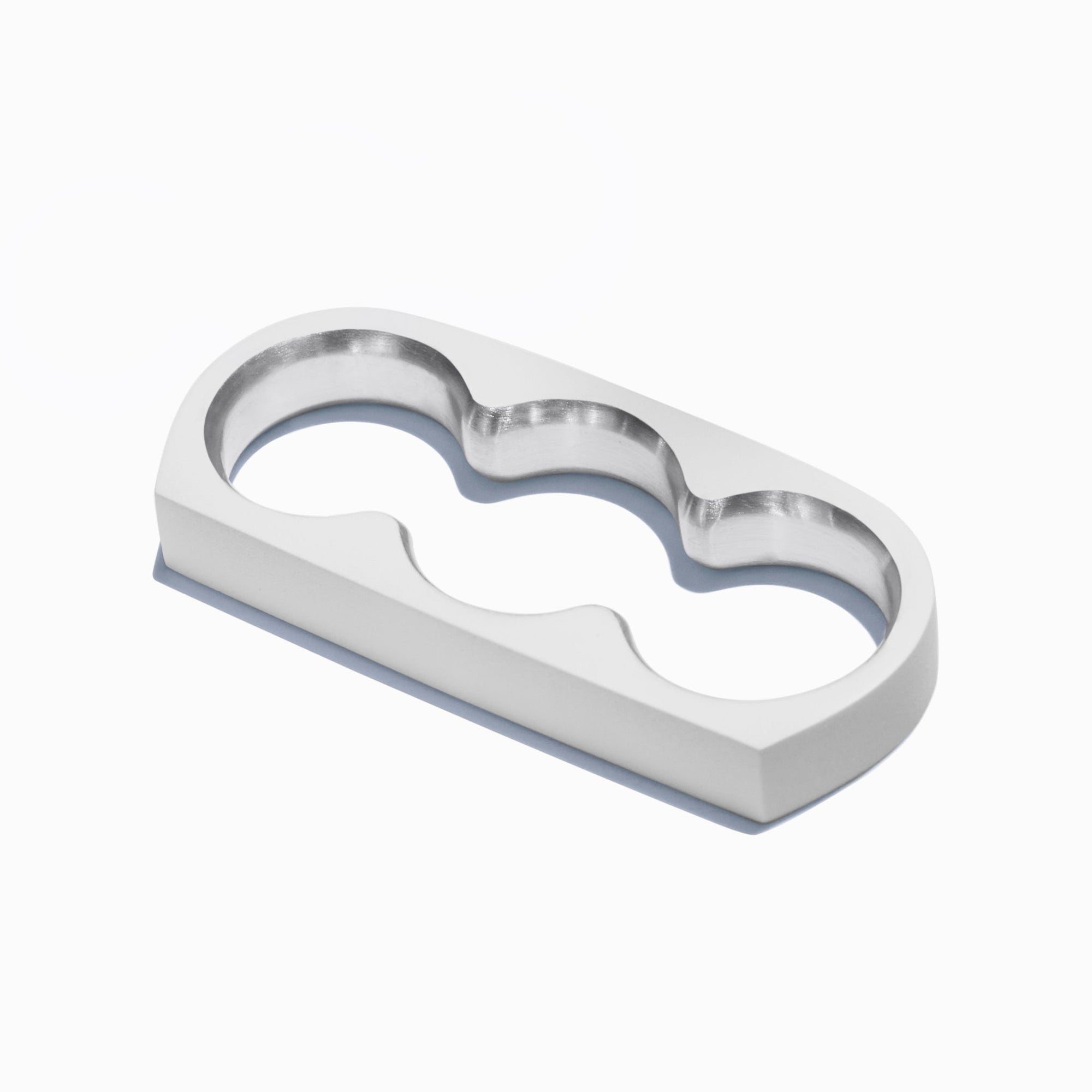 Binary Ring | Sterling Silver | Matte White