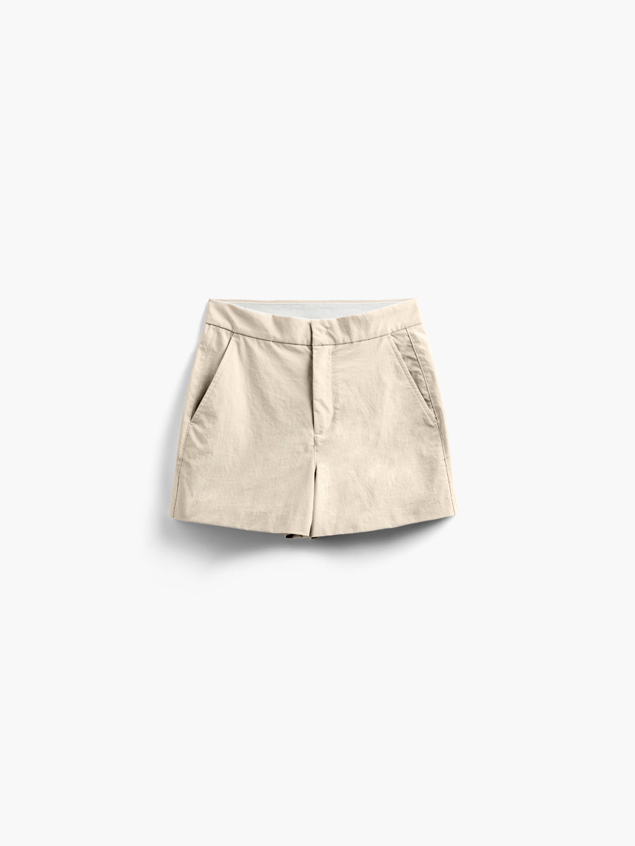 Womens | Pace Poplin Short | Buff