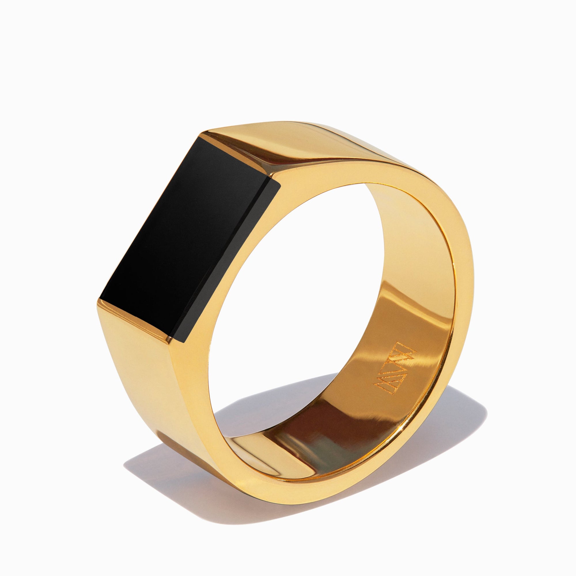 Paradox Ring | 18K Gold Plated | Jet Black