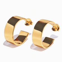 Max Earrings - High Polish | 18K Gold Plated