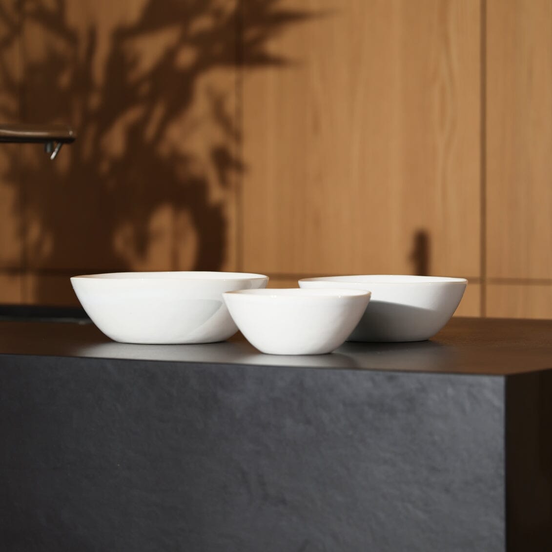 Nested Serving Bowls | Pearl White