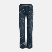 OW Collection NOVA Embellished Denim Jeans Jeans 205 - Dark Wash Denim