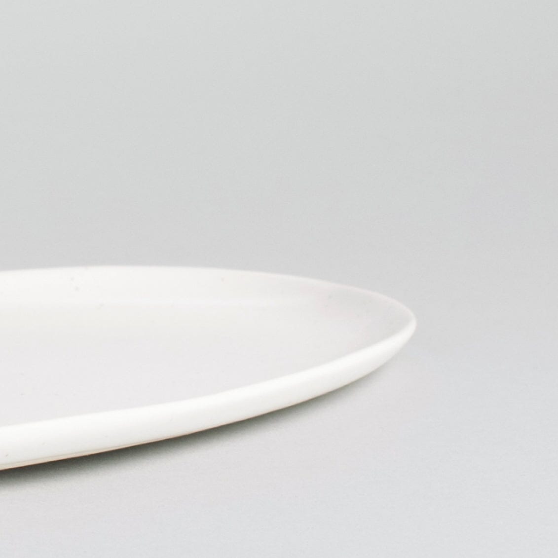 Oval Serving Platter | Speckled White