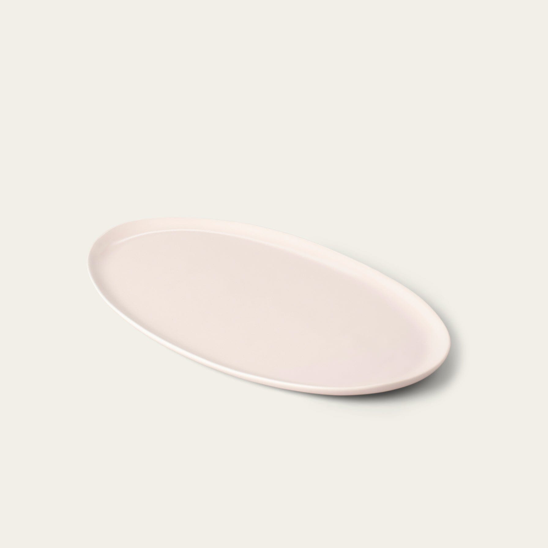 Oval Serving Platter | Blush Pink