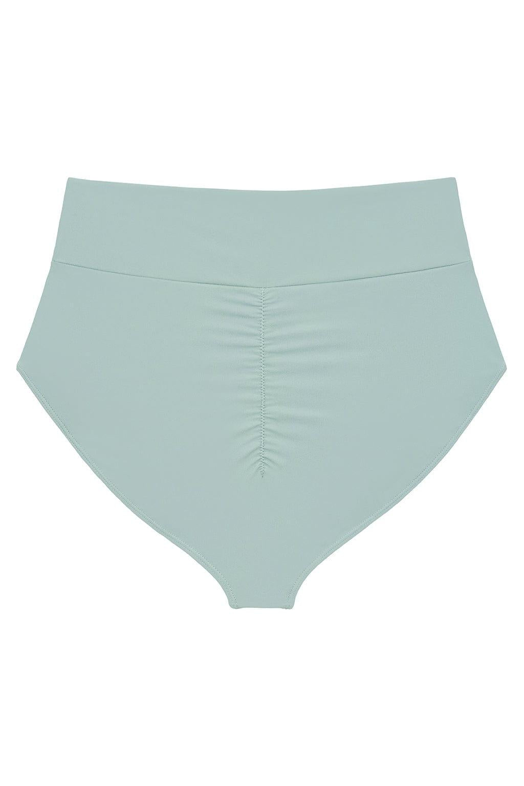 Full Coverage High Rise Bikini Bottom | Powder Blue