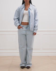 Denim Bomber Jacket | Super Light