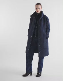 Womens | Quilted Coat | Navy