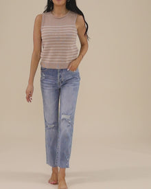 Boxy Muscle Tee | Nude