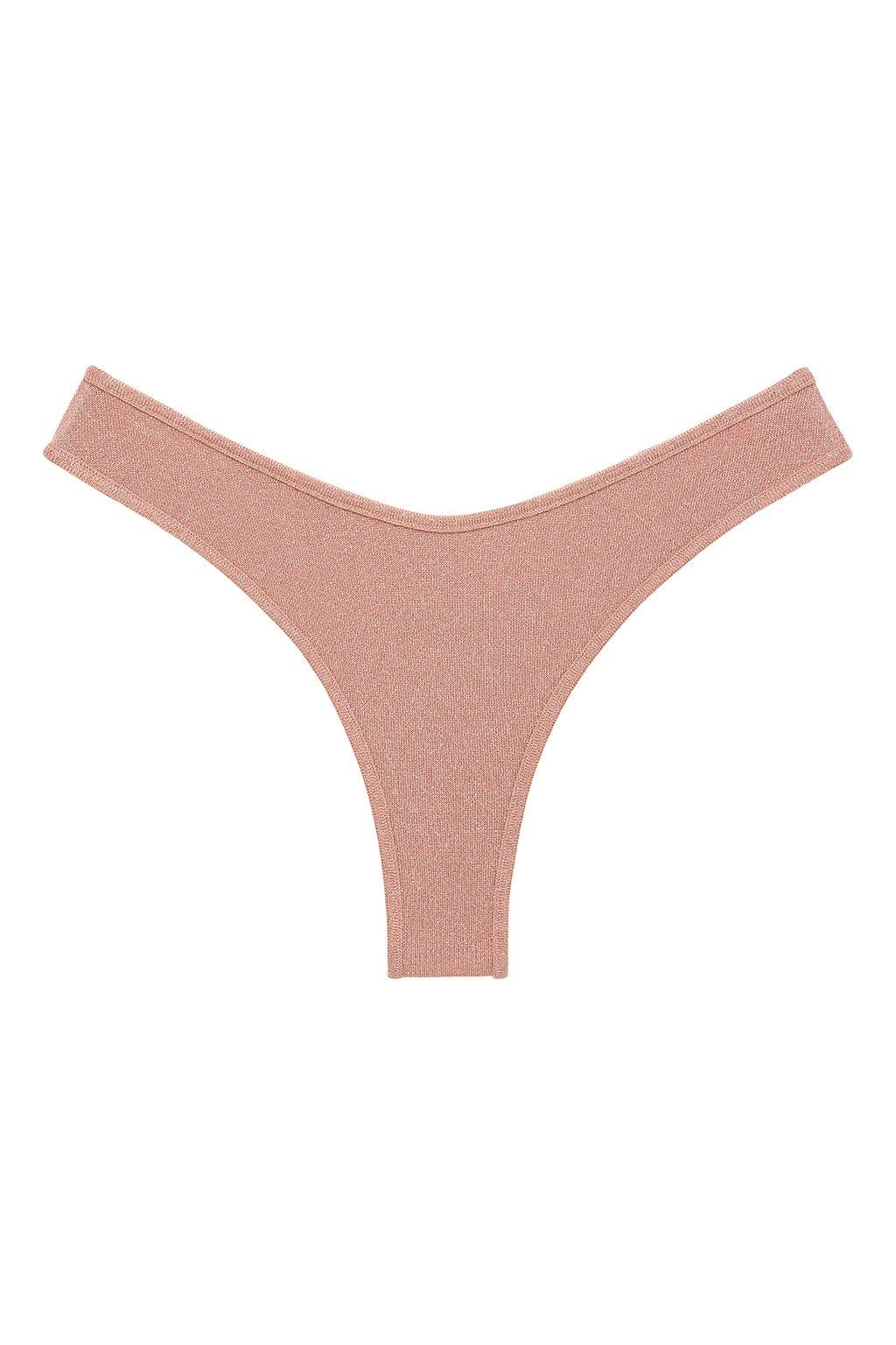 Lulu Bikini Bottom | Prima Pink Sparkle