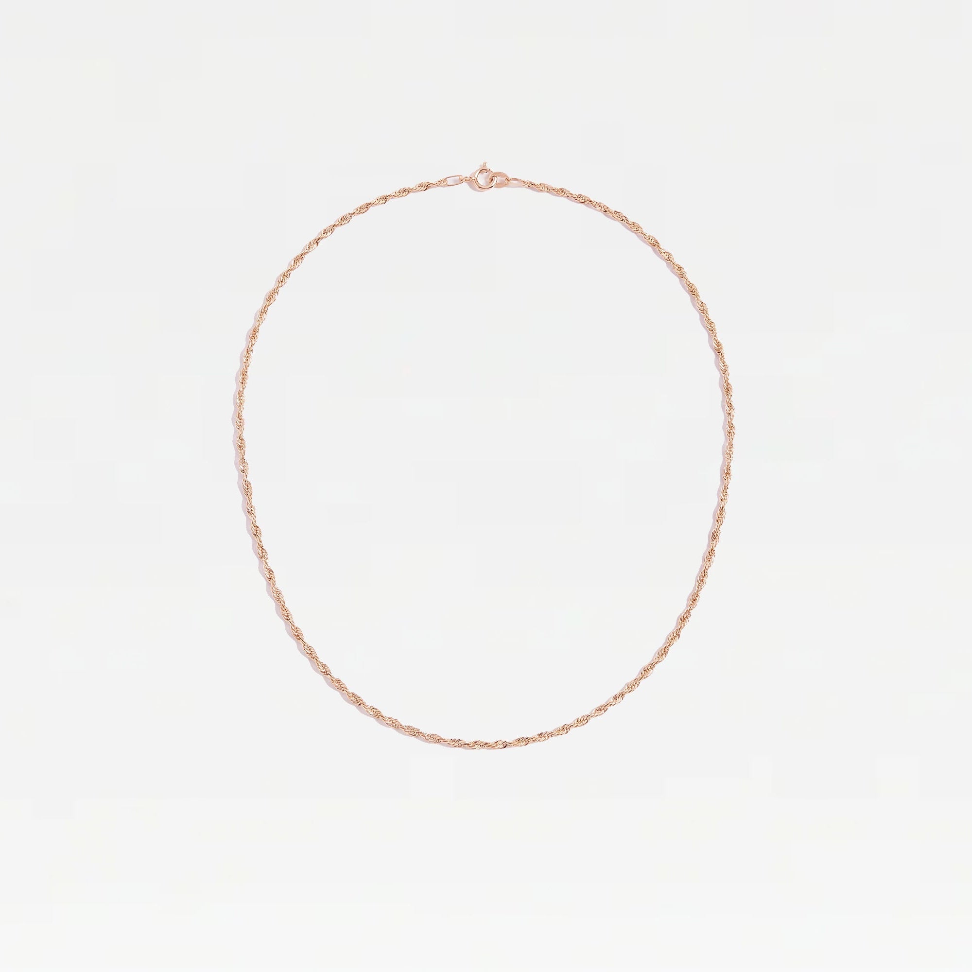 The Rope Chain Choker | Rose Vermeil