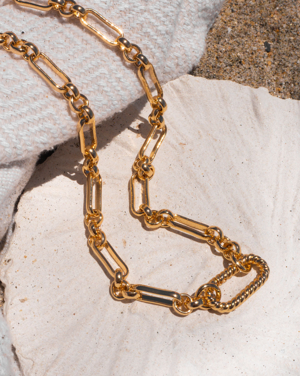 Cardiff Clasp Necklace | Sivan Ayla x Luv Aj | 18K Gold Plated