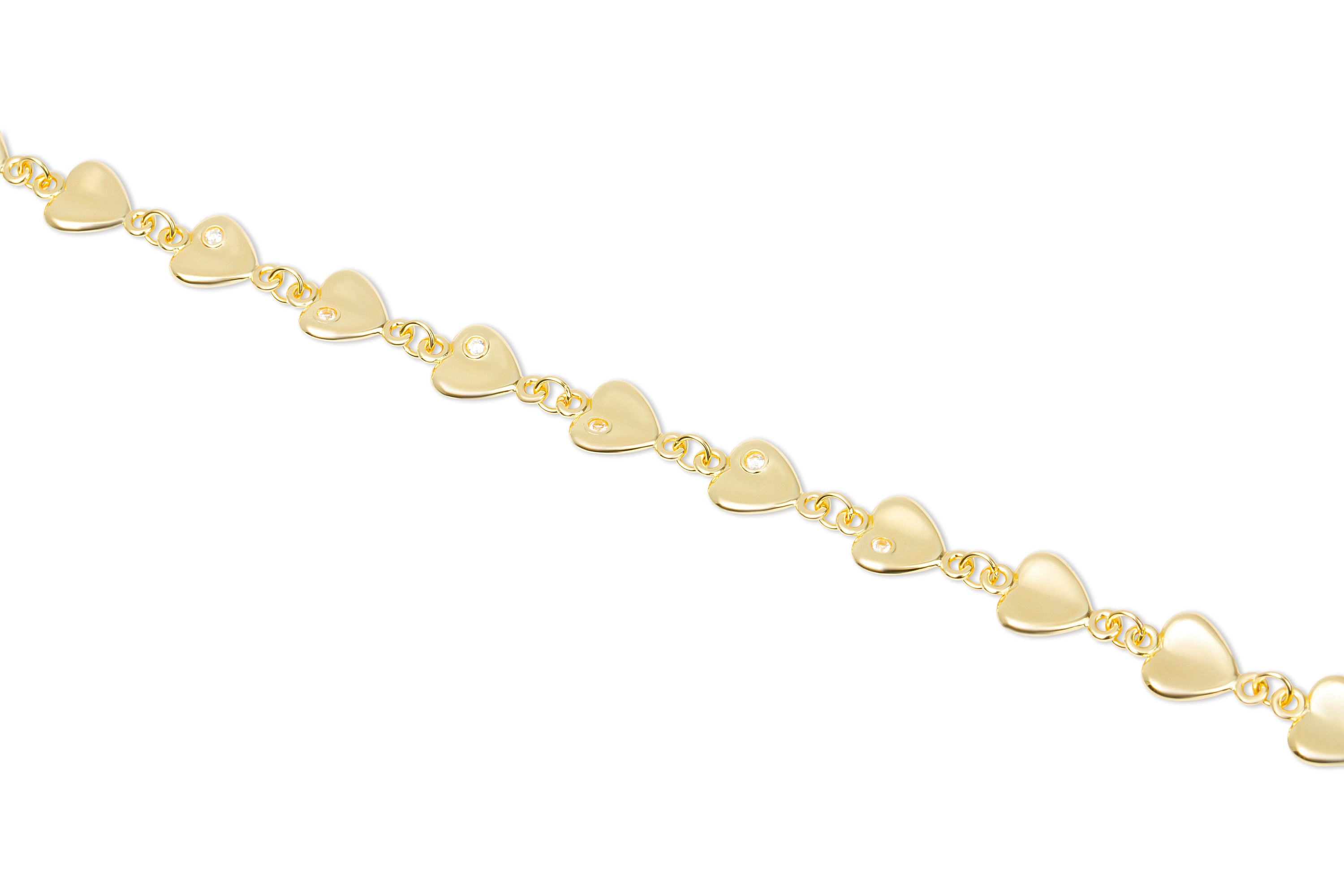 THE SINGLE STONE HEART BRACELET - The M Jewelers