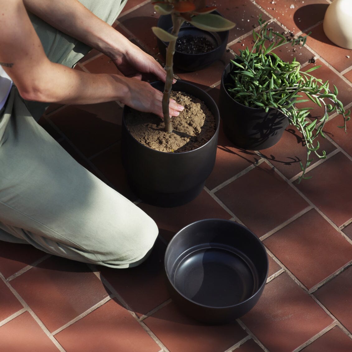 Planter | Small | Granite Gray