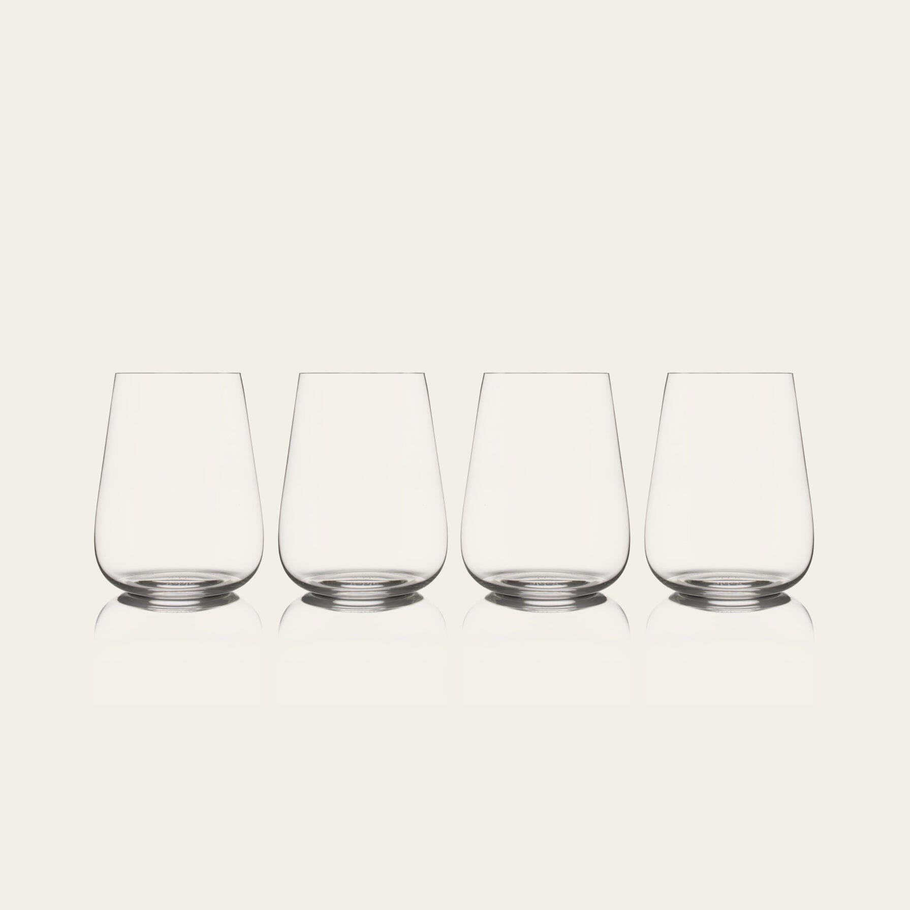 Stemless Wine Glasses | Clear