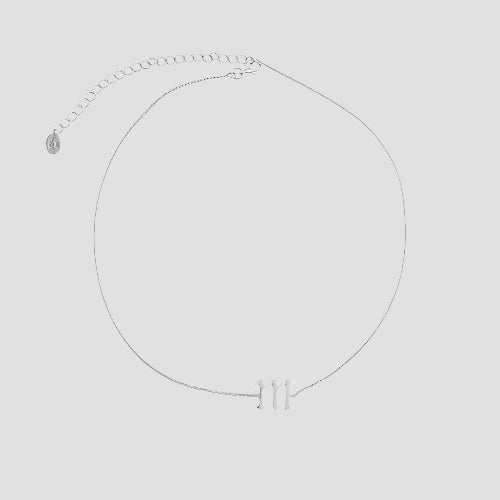 SINGLE LETTER CHOKER (LOWERCASE) - The M Jewelers
