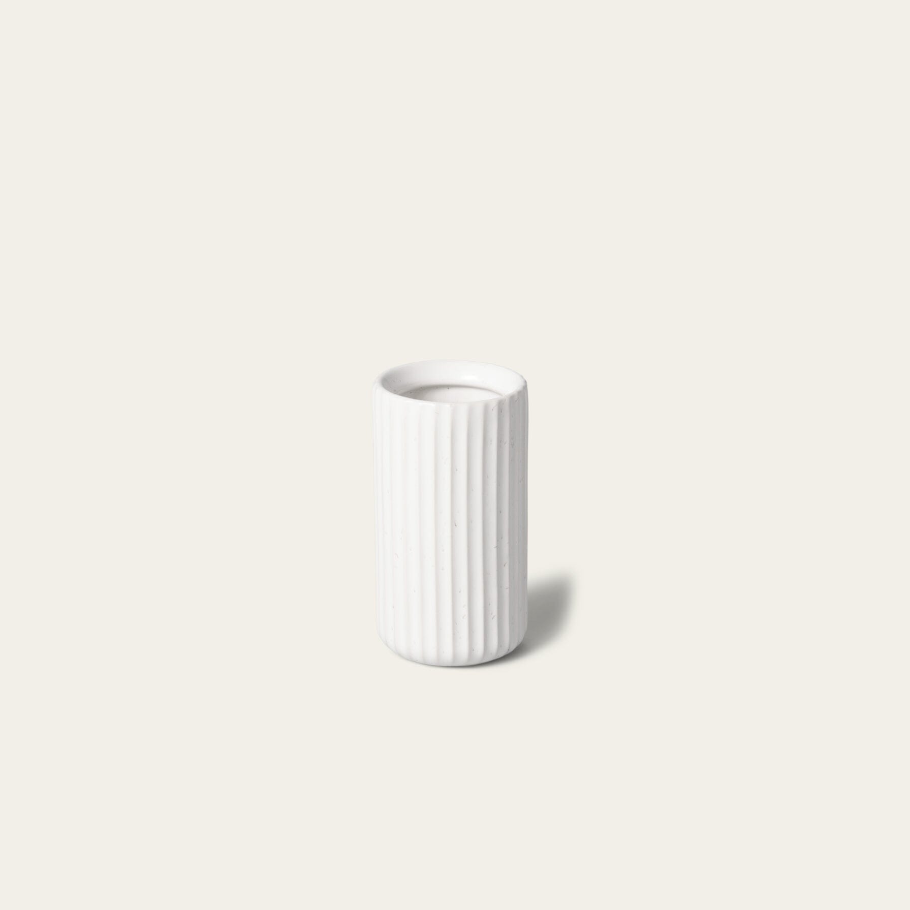 Short Bud Vase | Speckled White