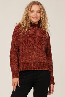 Turtle Neck Sweater - Autumn Amber