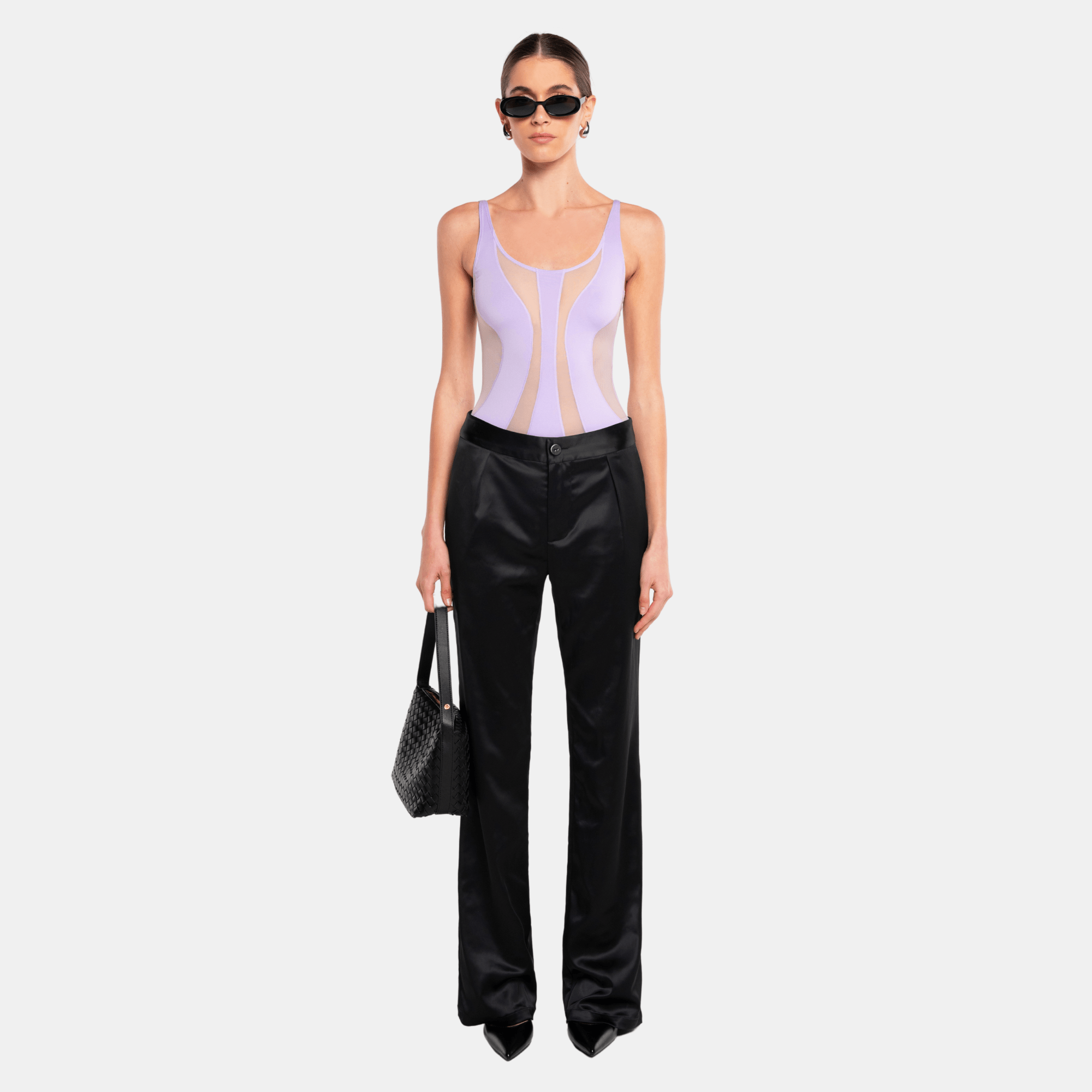 OW Collection TWIST Bodysuit Bodysuit 030 - Purple