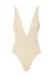 The Olivia One Piece | Ivory Luxe Crinkle