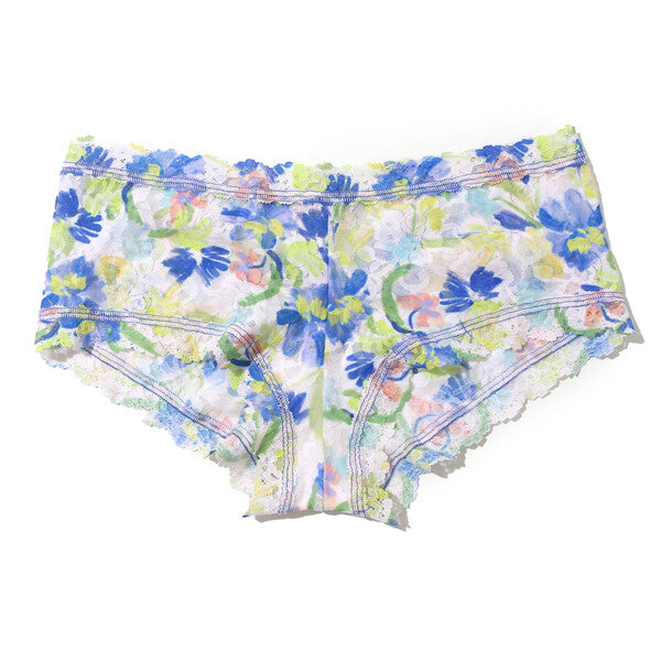 Signature Lace Boyshort | Brush Strokes