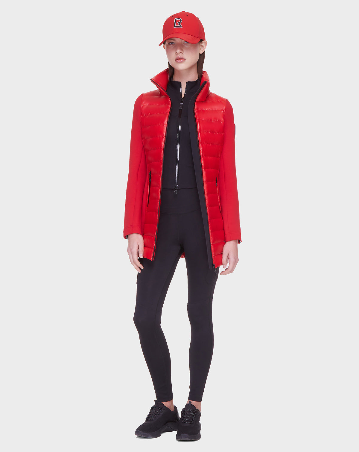 Women | MERINA Hybrid Lightweight Down Jacket | Poppy Red