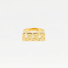 The Year Ring |  Gold Vermeil